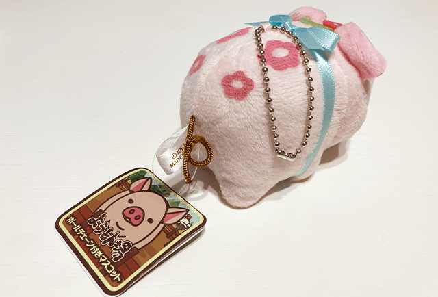 ボールチェーン付きマスコット/ぶたちょき – ようとん場 ボールチェーン付きマスコット/ぶたちょき – ようとん場