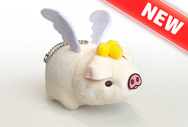 ボールチェーン付マスコット/キューピッグ