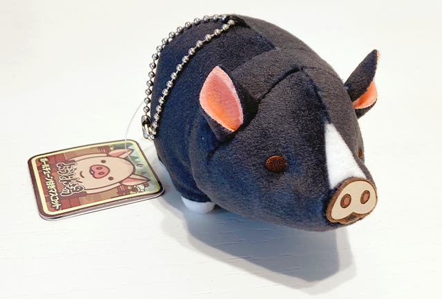 ボールチェーン付きマスコット/黒豚 – ようとん場オンラインショップ ボールチェーン付きマスコット/黒豚 – ようとん場オンラインショップ